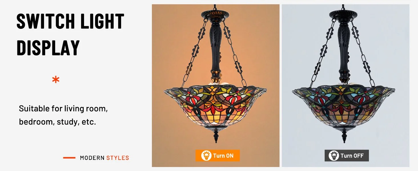 Tiffany Victorian Glass Chandelier DS-DR32 — EFperfect